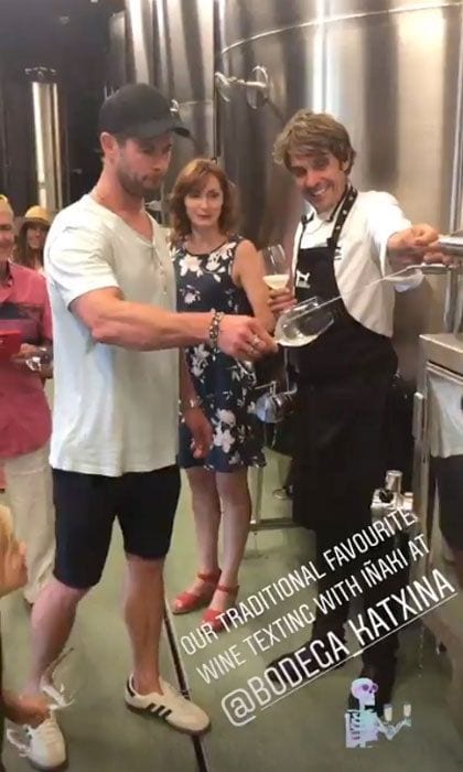 Chris Hemsworth wine