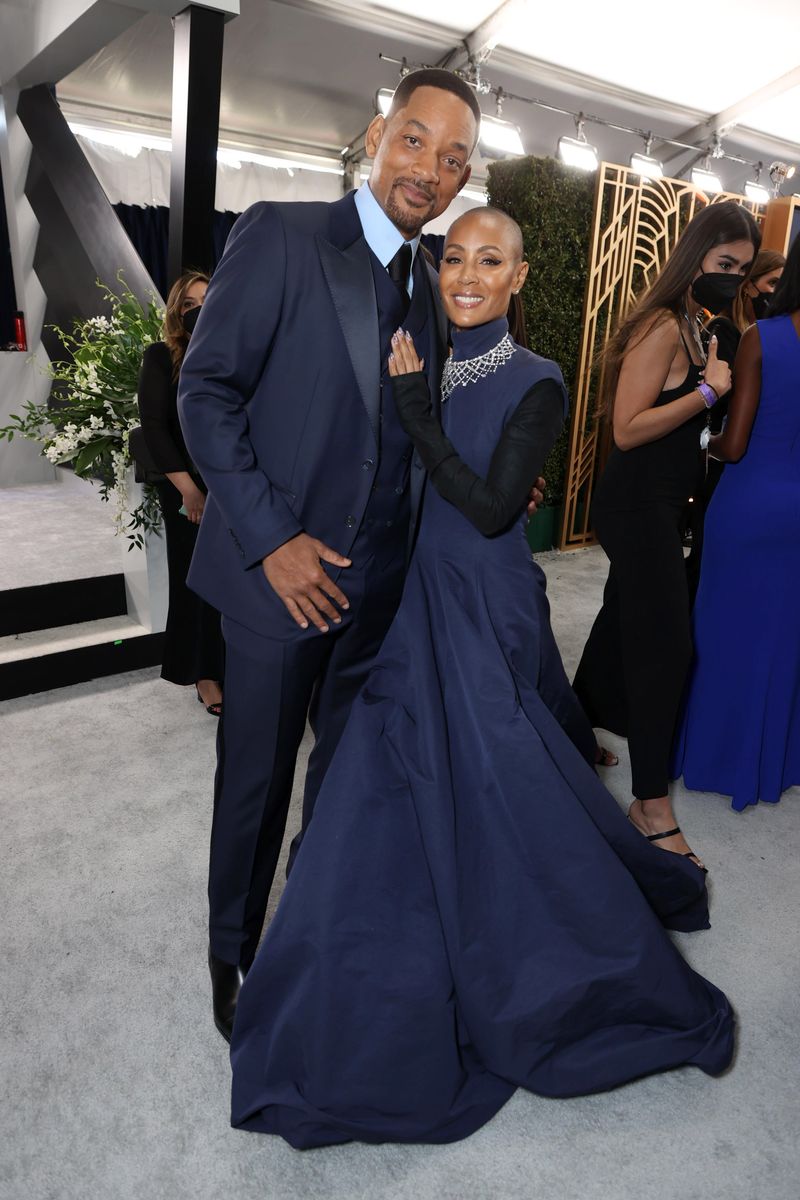 Will Smith and Jada Pinkett Smith seen at 28th Annual Screen Actors Guild Awards, Santa Monica, CA, USA - 27 February 2022 (Photo by Eric Charbonneau/Getty Images for People)
