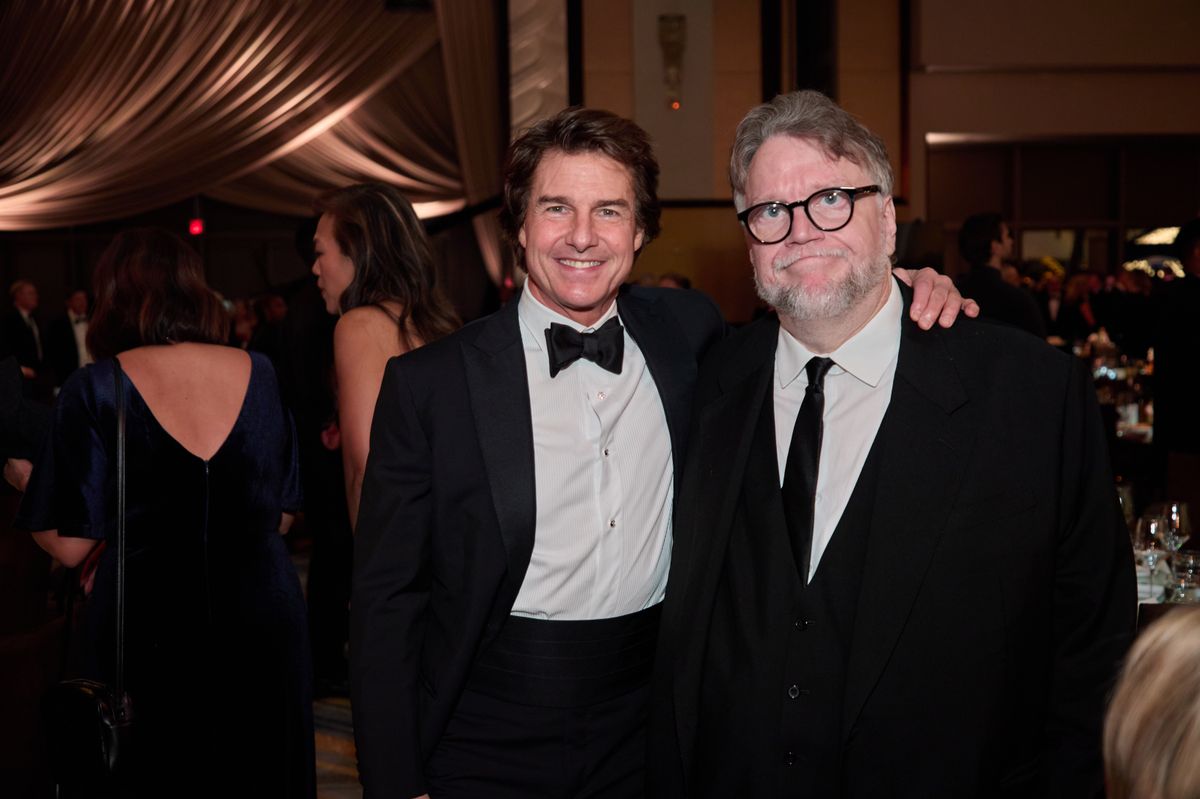 Tom Cruise and Guillermo del Toro at the 16th Governors Awards 