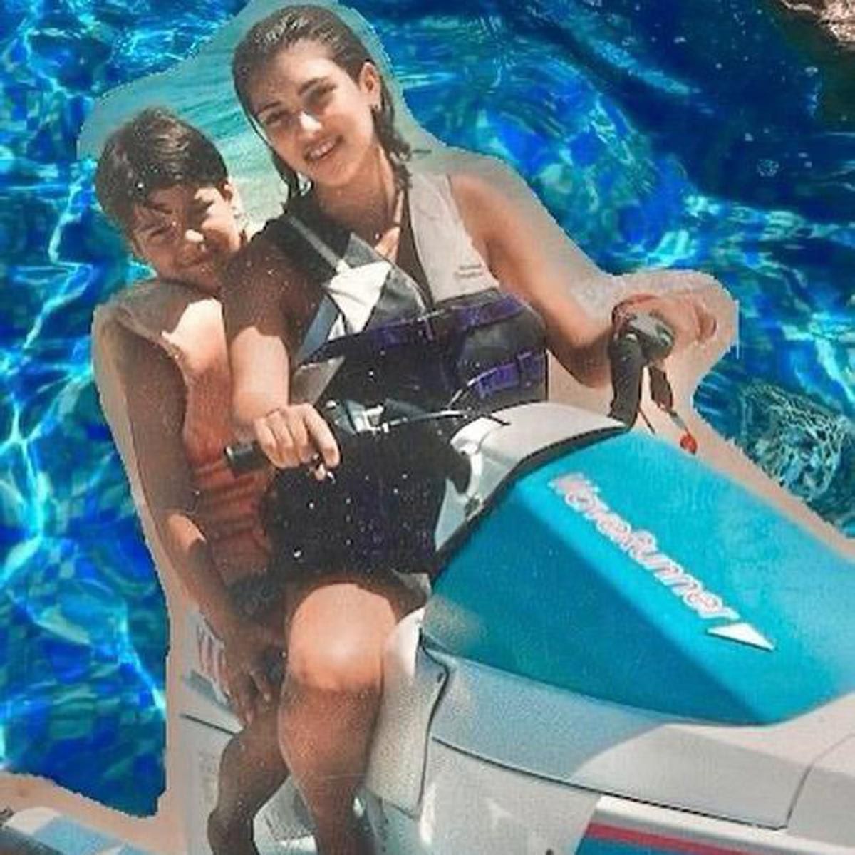 Kim Kardashian and Robert Kardashian