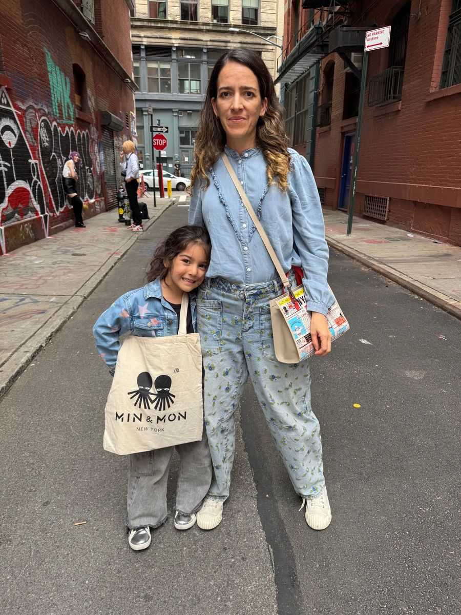 Carolina balances being an entrepreneur with another important job, being mom