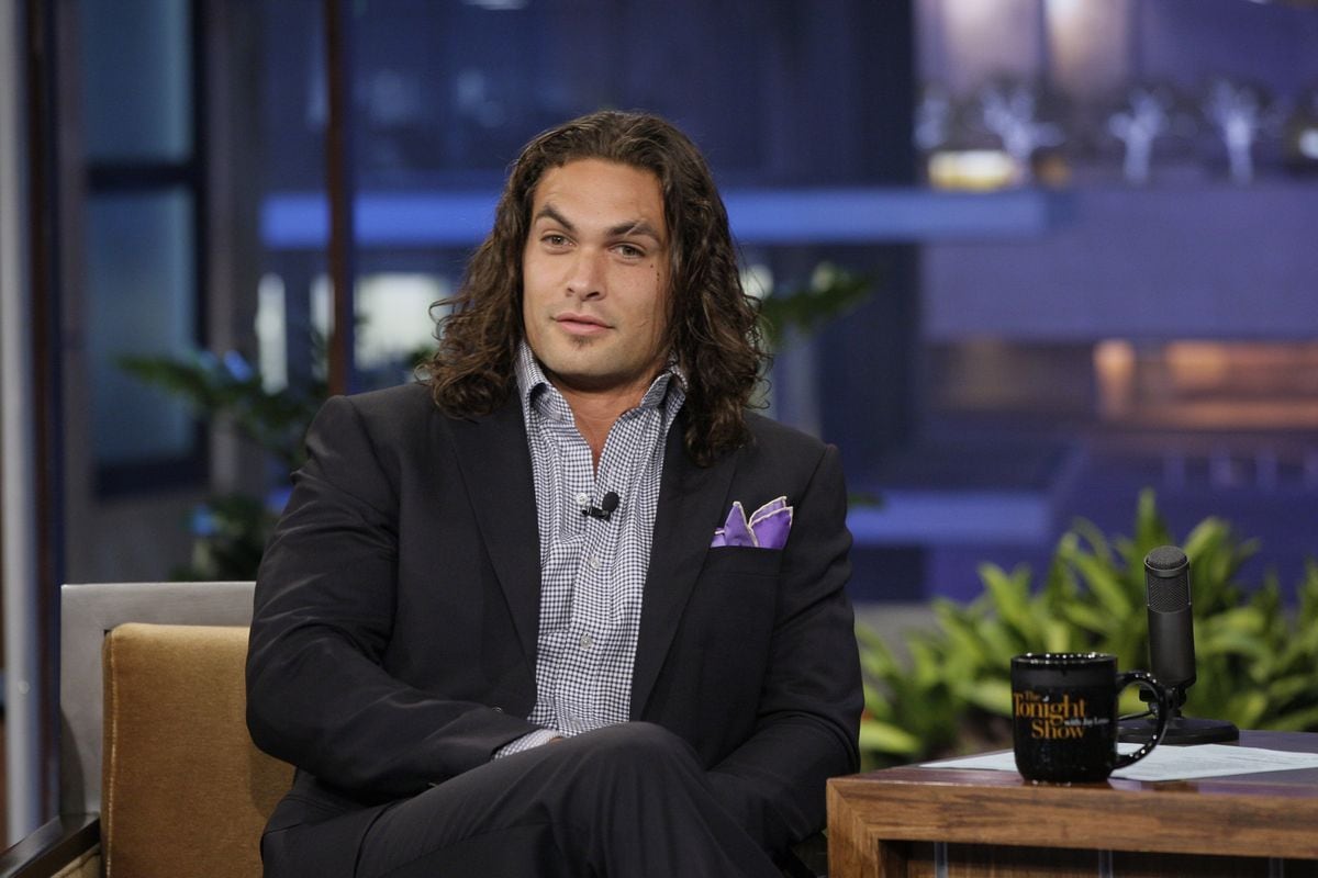  Actor Jason Momoa during an interview on August 4, 2011 -- Photo by: Paul Drinkwater/NBC/NBCU Photo Bank