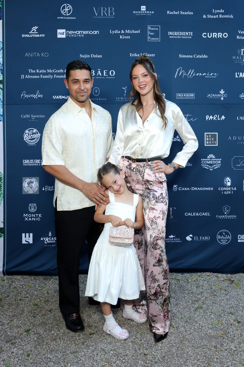 Wilmer Valderrama, Nakano Valderrama and Amanda Pacheco