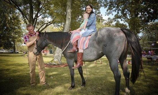 Rory made Joey's wish of owning a horse come true on her 40th birthday. Rory wrote, "I'm not sure it makes any more sense today but I think sometimes that life doesn't have to make sense. And it might not seem like the best timing, but it is. Because the best time to love someone and make their dreams come true is today."
Photo: ThisLifeILive.com