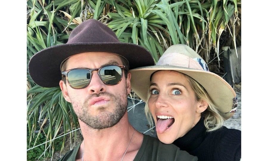 Chris Hemsworth and wife