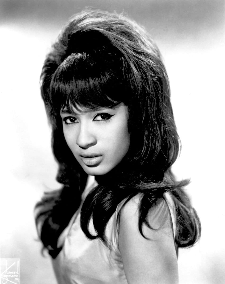 Ronnie Spector of the vocal trio "The Ronettes" pose for a portrait circa 1964. 