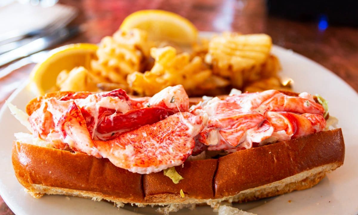 A fresh lobster roll is a must when visiting Portland, Maine