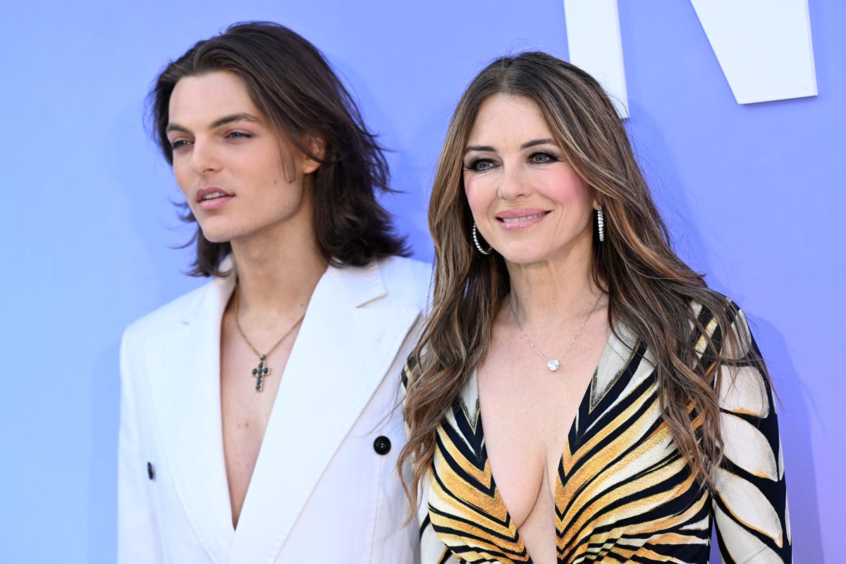  Damian Hurley and Elizabeth Hurley 