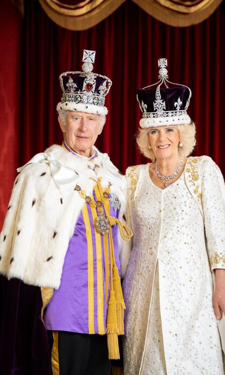 The King and Queen smiled next to each other in the Throne Room. Alongside the portrait of the royal couple on social media, a message from Charles read: "As the Coronation weekend draws to a close, my wife and I just wanted to share our most sincere and heartfelt thanks to all those who have helped to make this such a special occasion. We pay particular tribute to the countless people who have given their time and dedication to ensuring that the celebrations in London, Windsor and further afield were as happy, safe and enjoyable as possible."