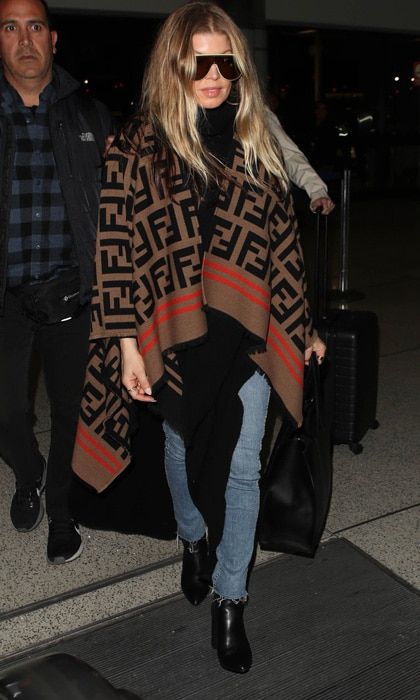 Fergie wearing Fendi