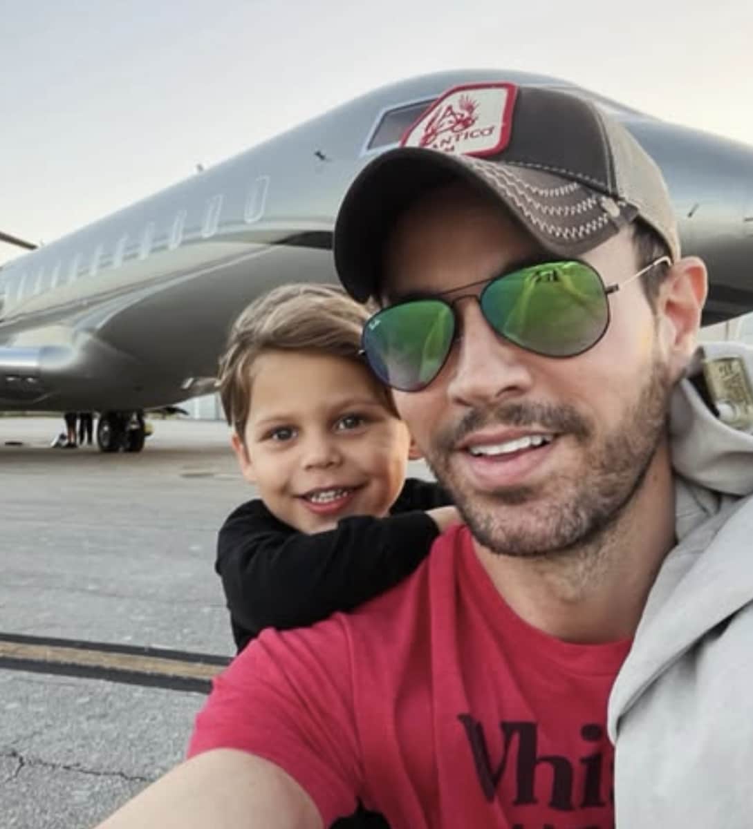 Enrique and his son Nicholas