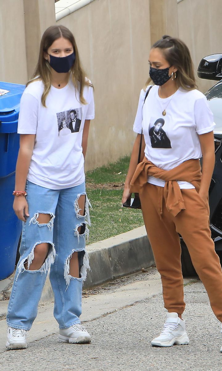 Jessica Alba and daughter Honor