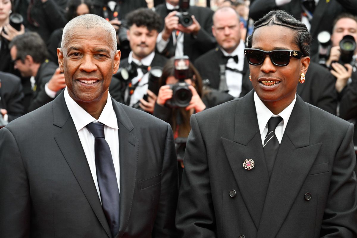 Denzel Washington and A$AP Rocky