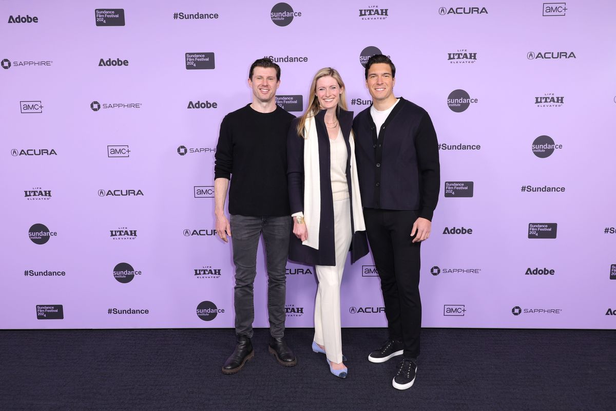 Matthew Reeve, Alexandra Reeve Givens and William Reeve attend the "Super/Man: The Christopher Reeve Story" Premiere 