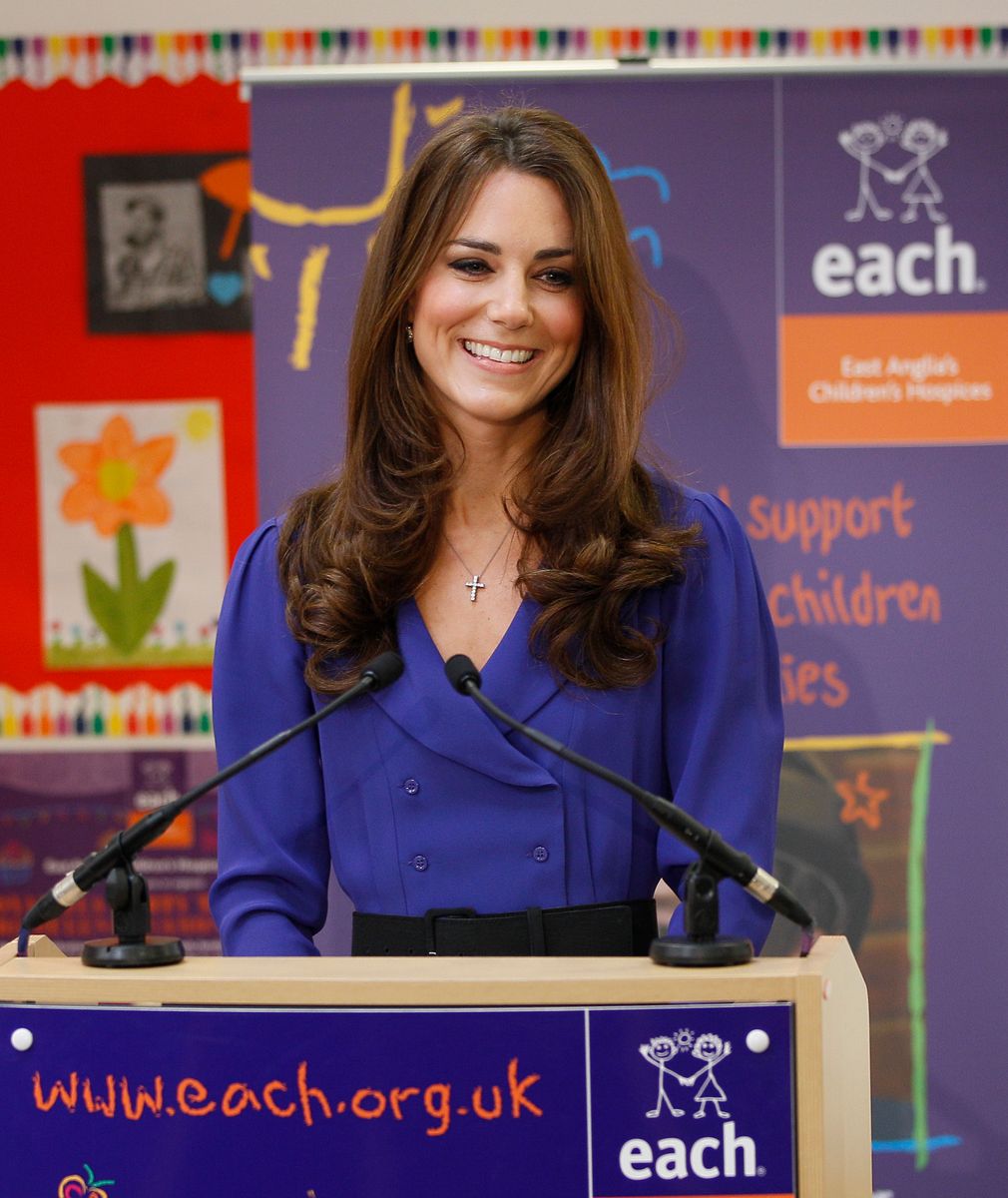 . In March 2012, the then-Duchess of Cambridge visited The Treehouse children's hospice, where she delivered her first public speech as a royal.