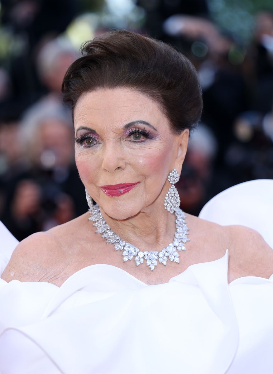 Joan Collins of "My Duchess" at the 79th annual Cannes Film Festival