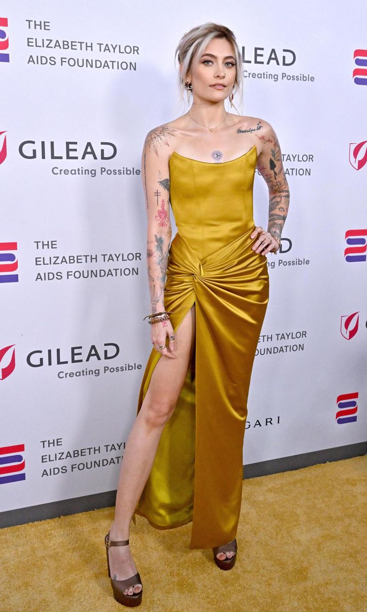 Paris Jackson stuns at red carpet, hugs Alexandra Shipp