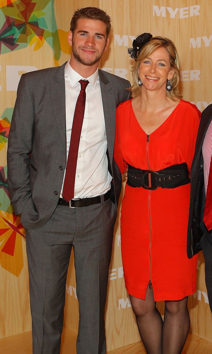 The Hemsworth bothers and their mother Leonie Hemsworth