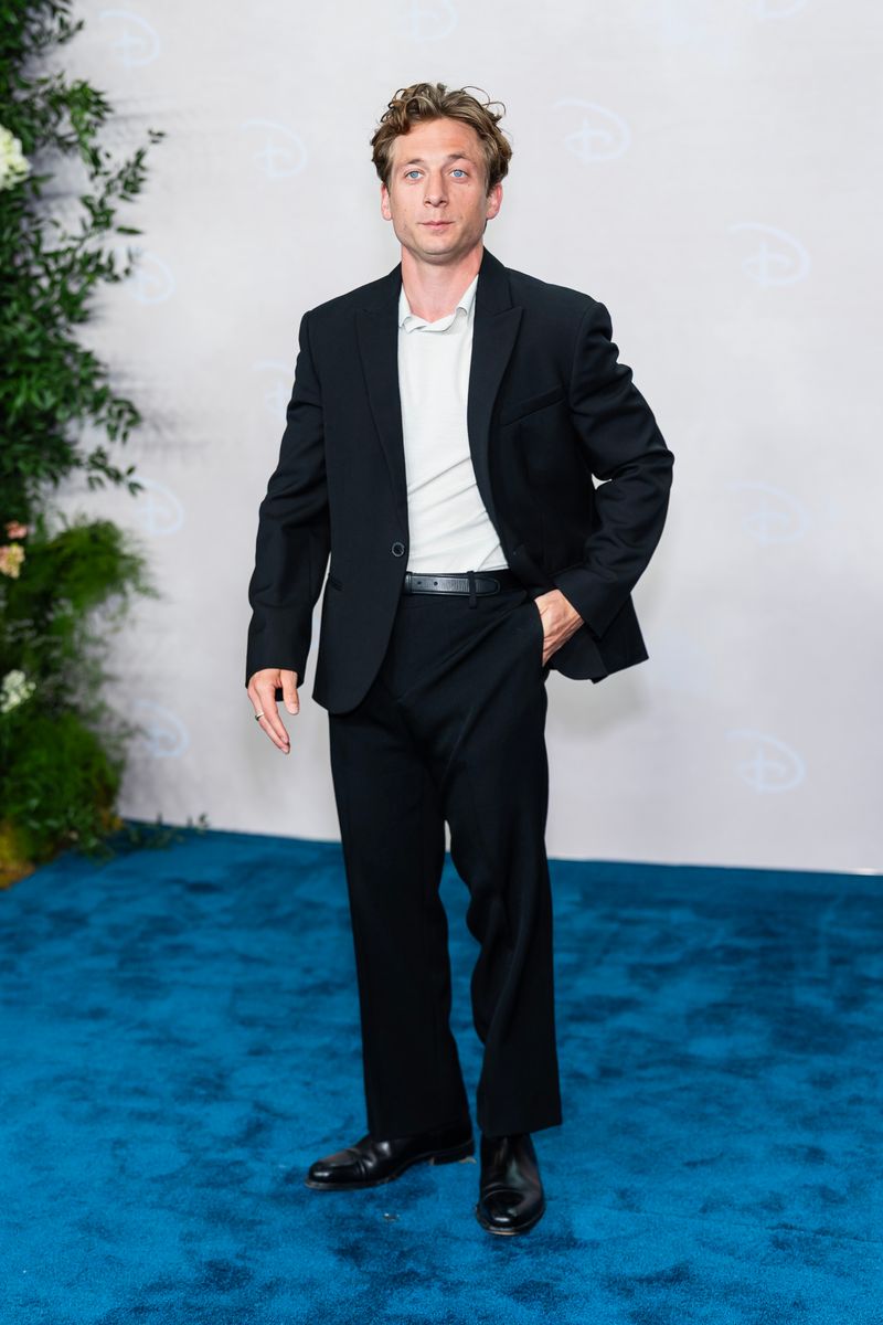 Jeremy Allen White at the 2025 Disney Upfront at Javits Center on May 13, 2025 in New York City. 