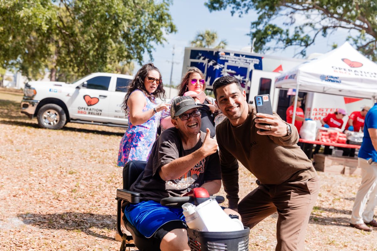 Wilmer and his team joined forces with Operation BBQ Relief and the Hillsborough County Tax Collector’s Office for a day dedicated to giving back.