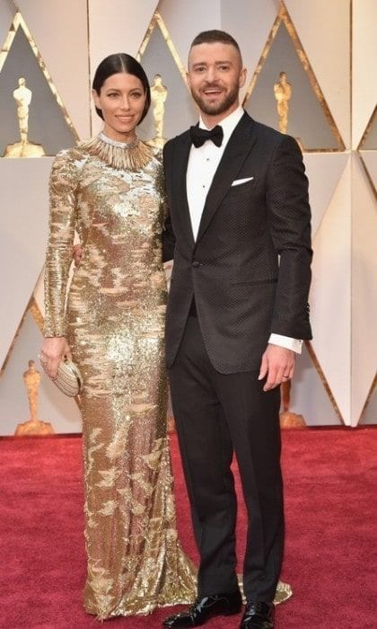 Jessica is wearing KAUFMANFRANCO and Tiffany & Co. jewels.
Photo: Getty Images