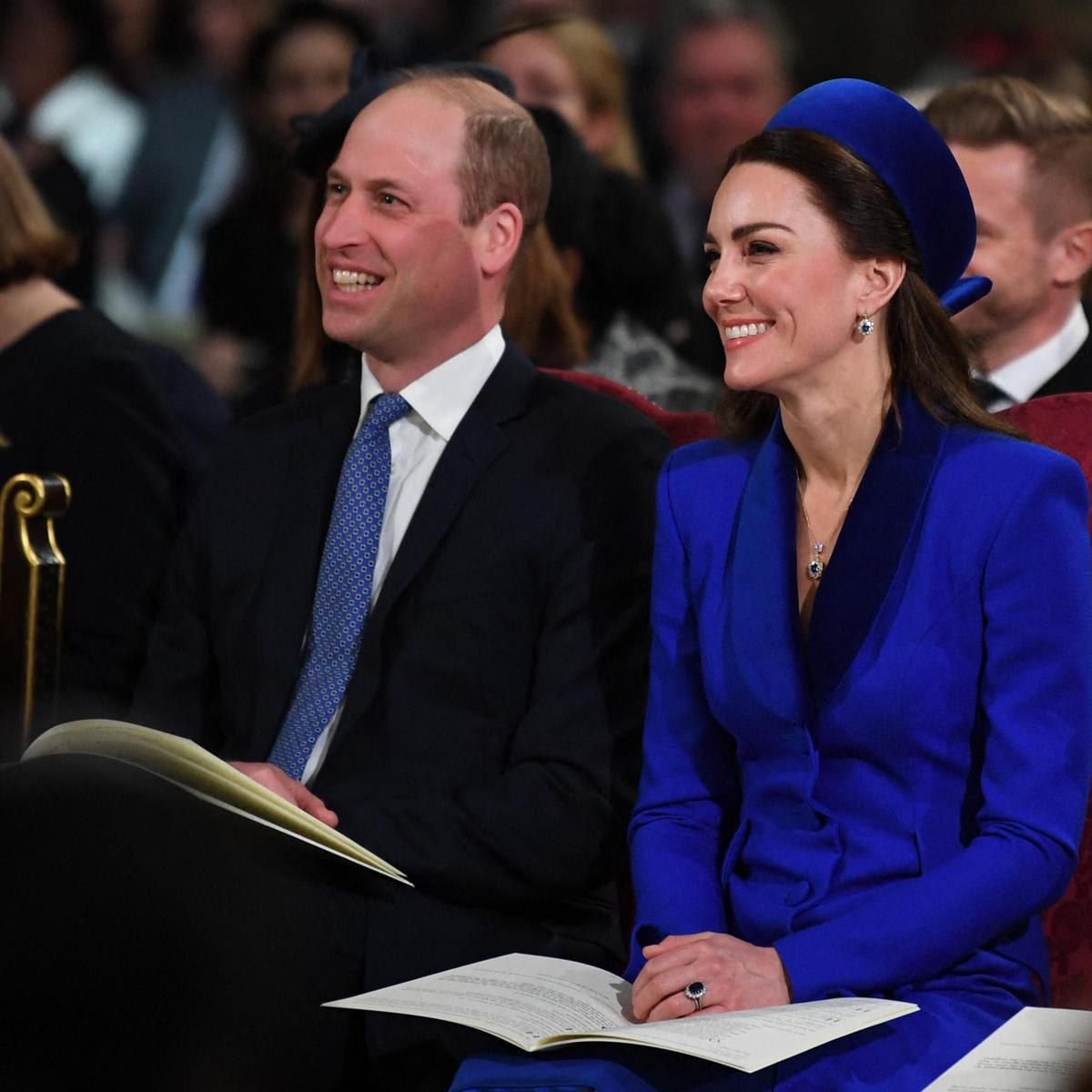 The Duke and Duchess of Cambridge attended the service at London's Westminster Abbey, where they tied the knot nearly 11 years ago