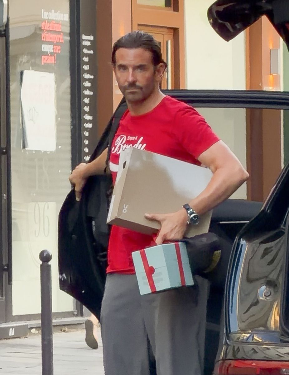 Bradley Cooper and Gigi Hadid were spotted out together in Paris, France, wearing coordinated outfits