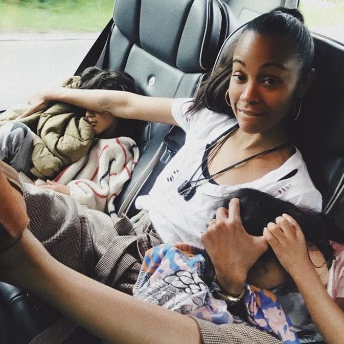 Zoe Saldana sweetest mom moments