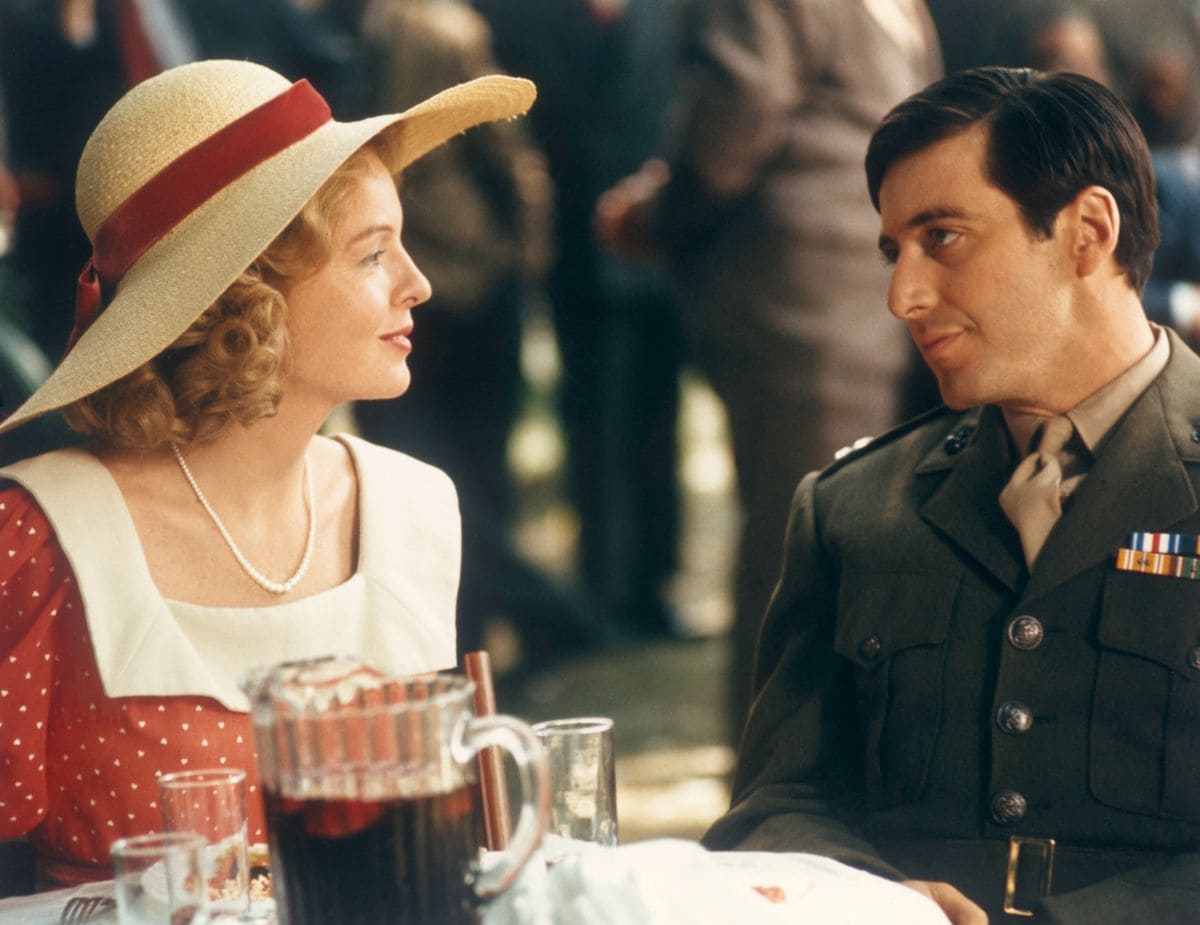 In 2017, Keaton admitted to People that she “had a crush” on Pacino while filming the epic gangster saga.