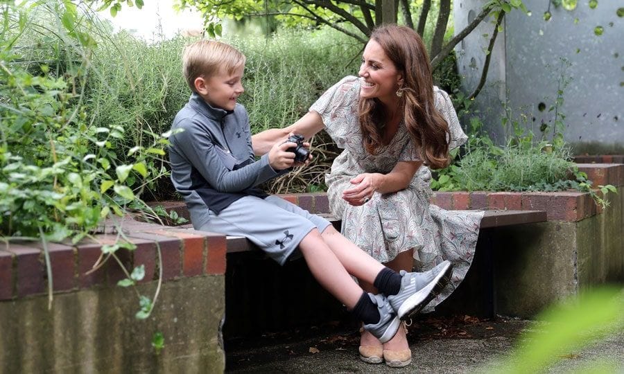 Kate Middleton looks summery at workshop, named patron of Royal Photographic Society