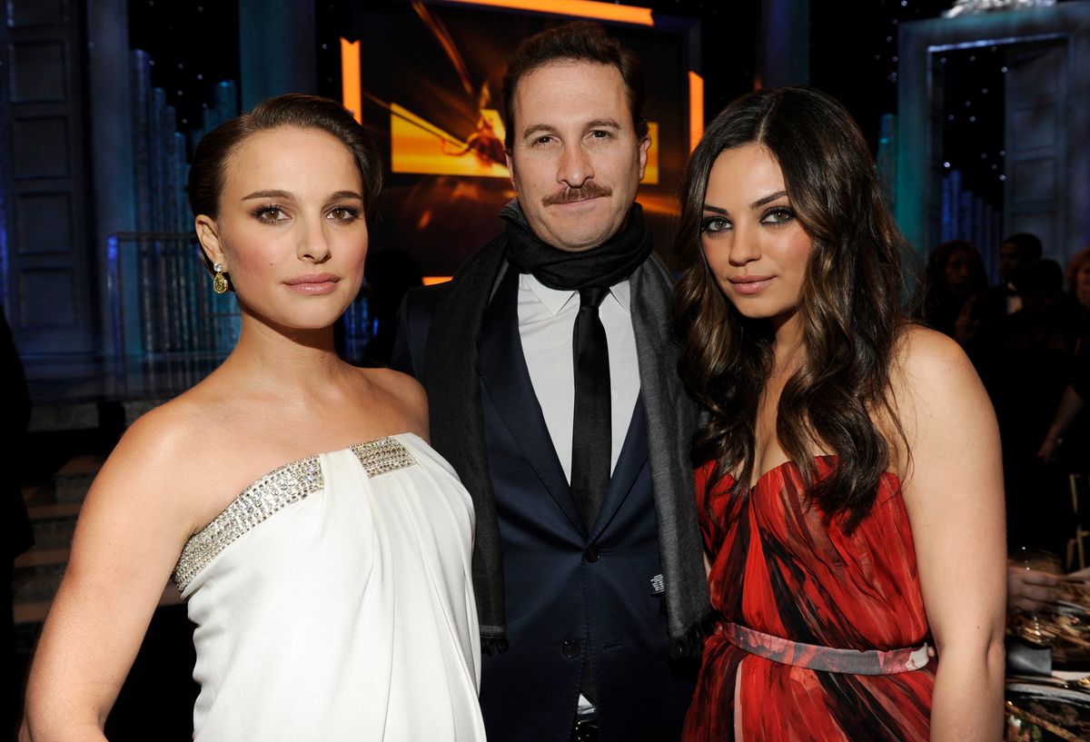 Natalie Portman, Darren Aronofsky and Mila Kunis attends the TNT/TBS broadcast of the 17th Annual Screen Actors Guild Awards