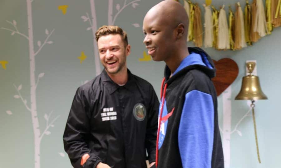justin timberlake childrens patient surprise