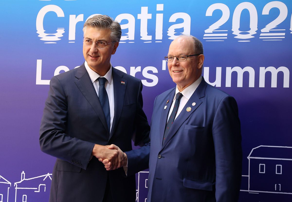 Prince Albert meets Crown Prince Hussein in Croatia with the Mediterranean’s future in focus