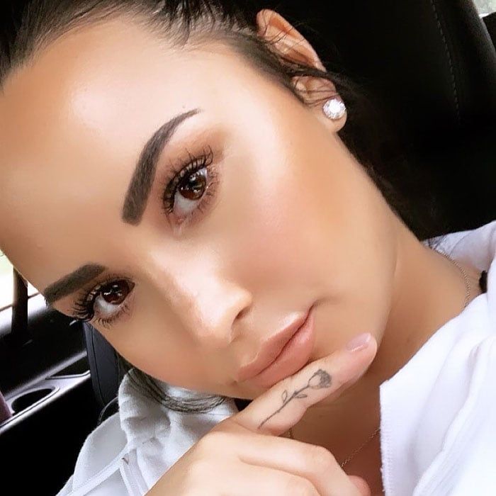 demi lovato selfie