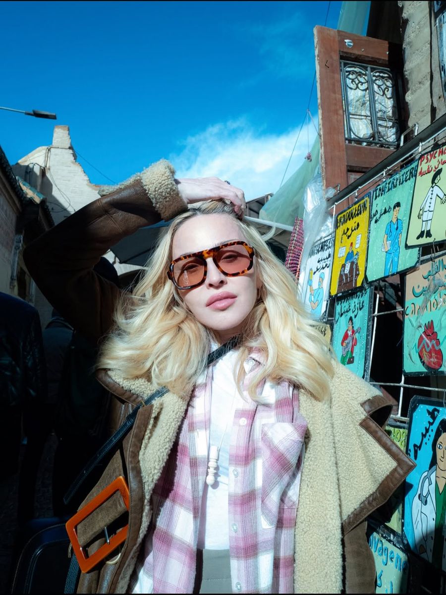 Madonna looked stunning in her vacation