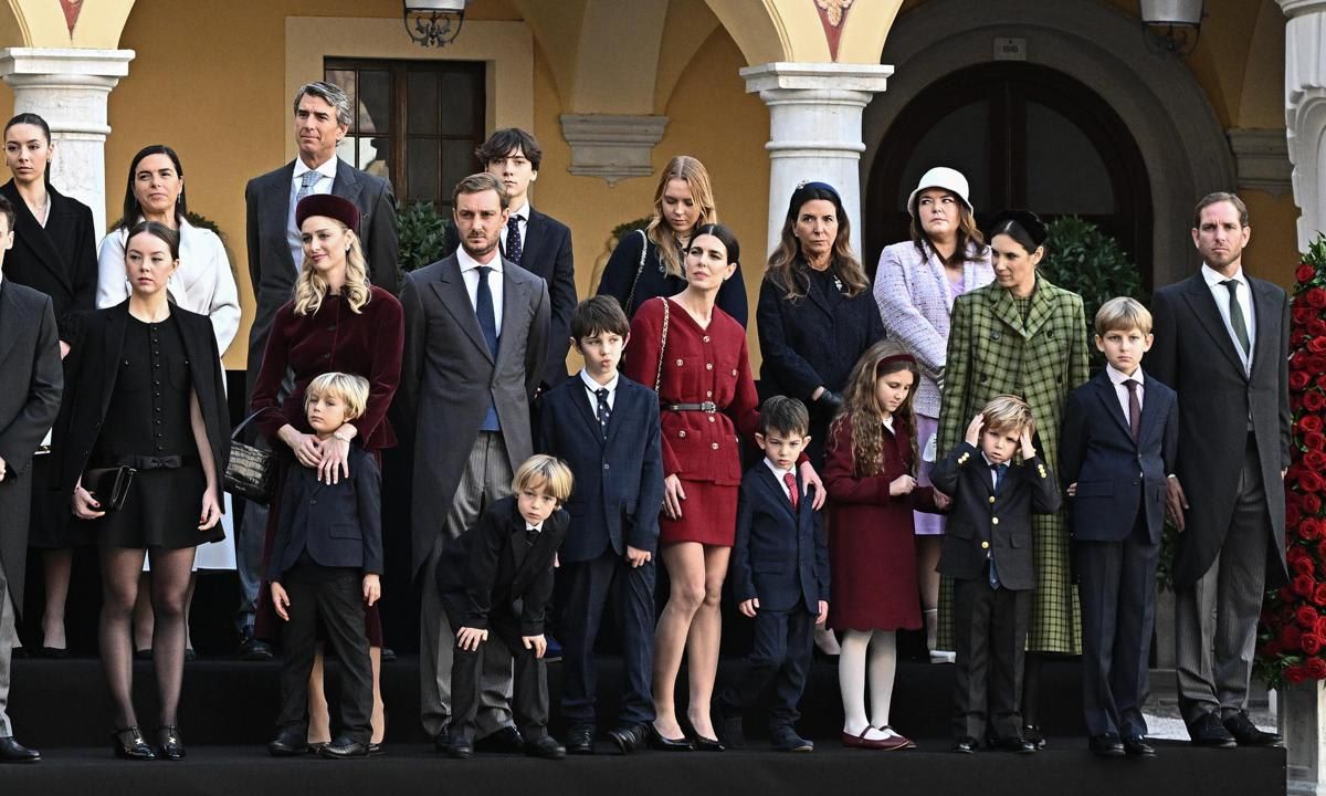Princess Caroline's four kids and seven grandkids came together on Nov. 19 to celebrate Monaco's National Day.