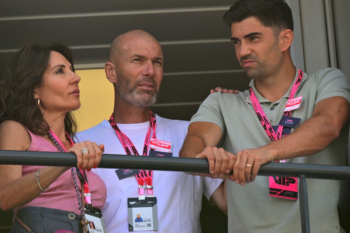 Zidane and his wife have built a close-knit family that now includes four sons and three granddaughters.