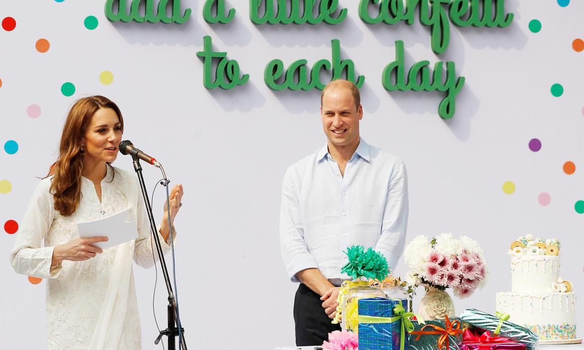 Kate Middleton delivered a speech at the SOS Children's village in Lahore, Pakistan