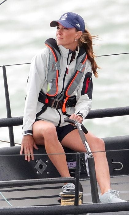 Kate Middleton wears shorts