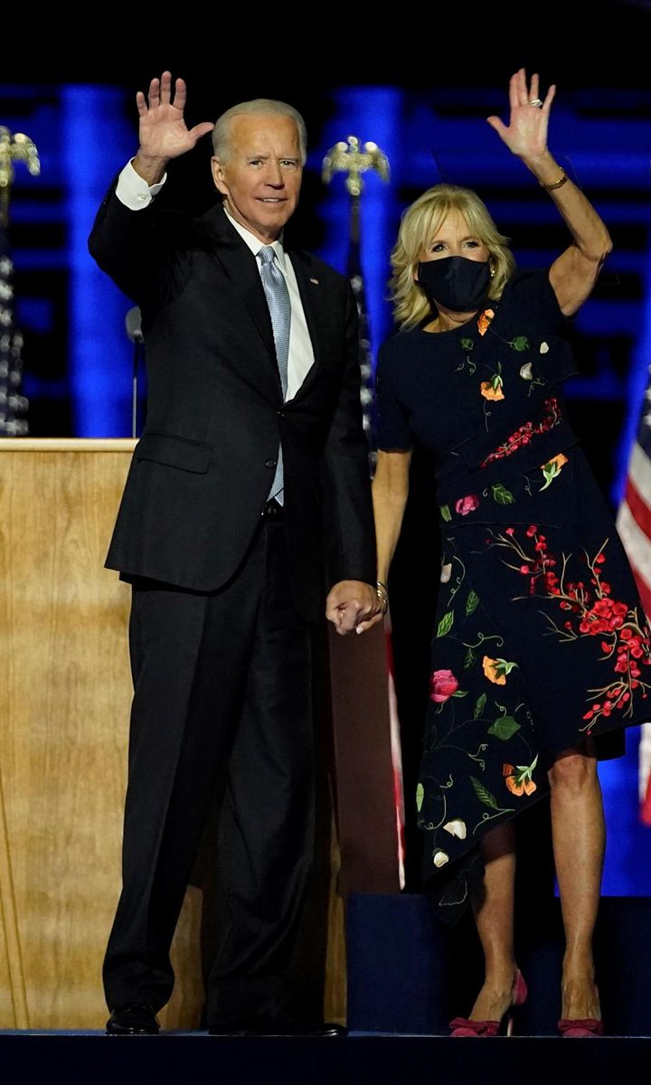 President Elect Joe Biden And Vice President Elect Kamala Harris Address The Nation After Election Win