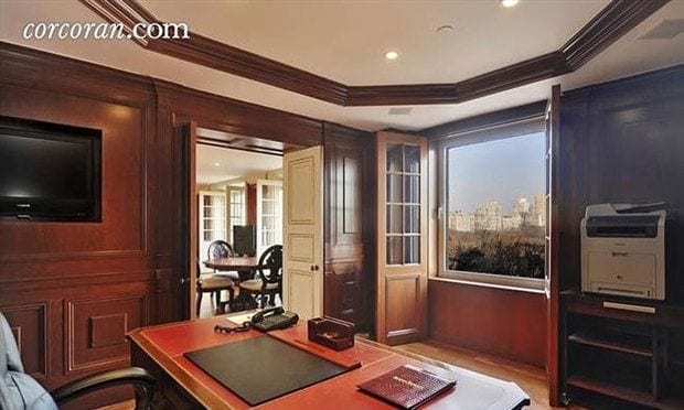 The three-bedroom apartment has stunning views.
Photo: Corcoran.com