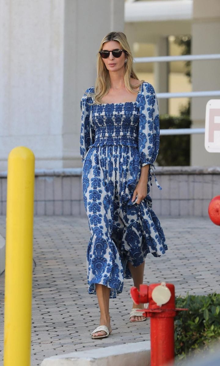 Blue ivanka trump dress 2025