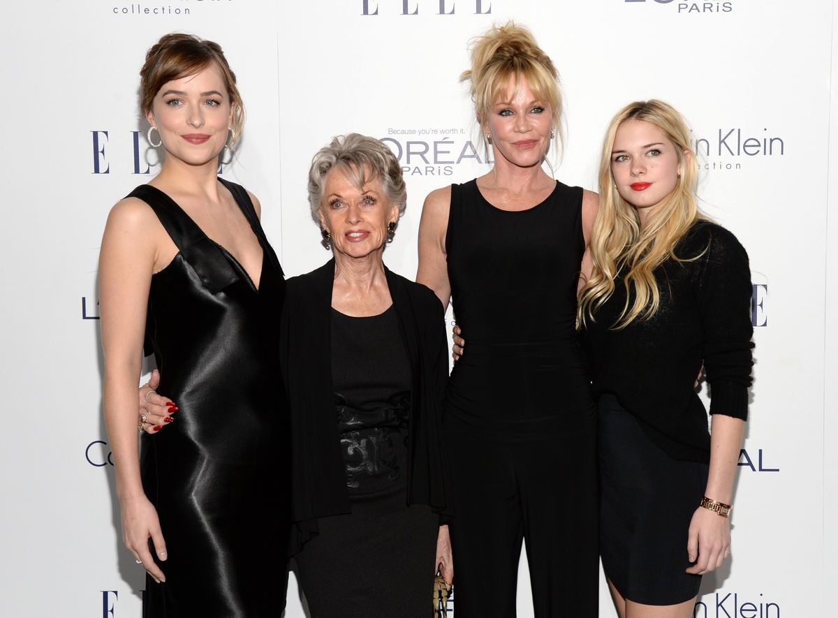 Dakota Johnson, Tippi Hedren, Melanie Griffith and Stella Banderas 