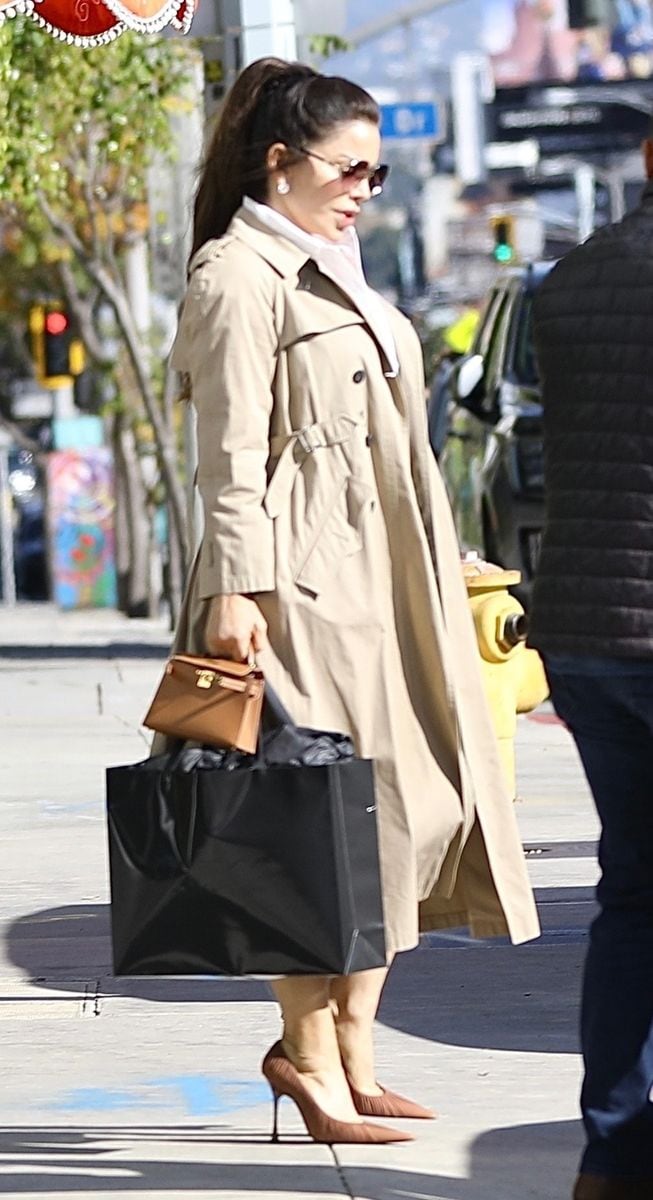 The two were photographed leaving the restaurant together after their lunch.