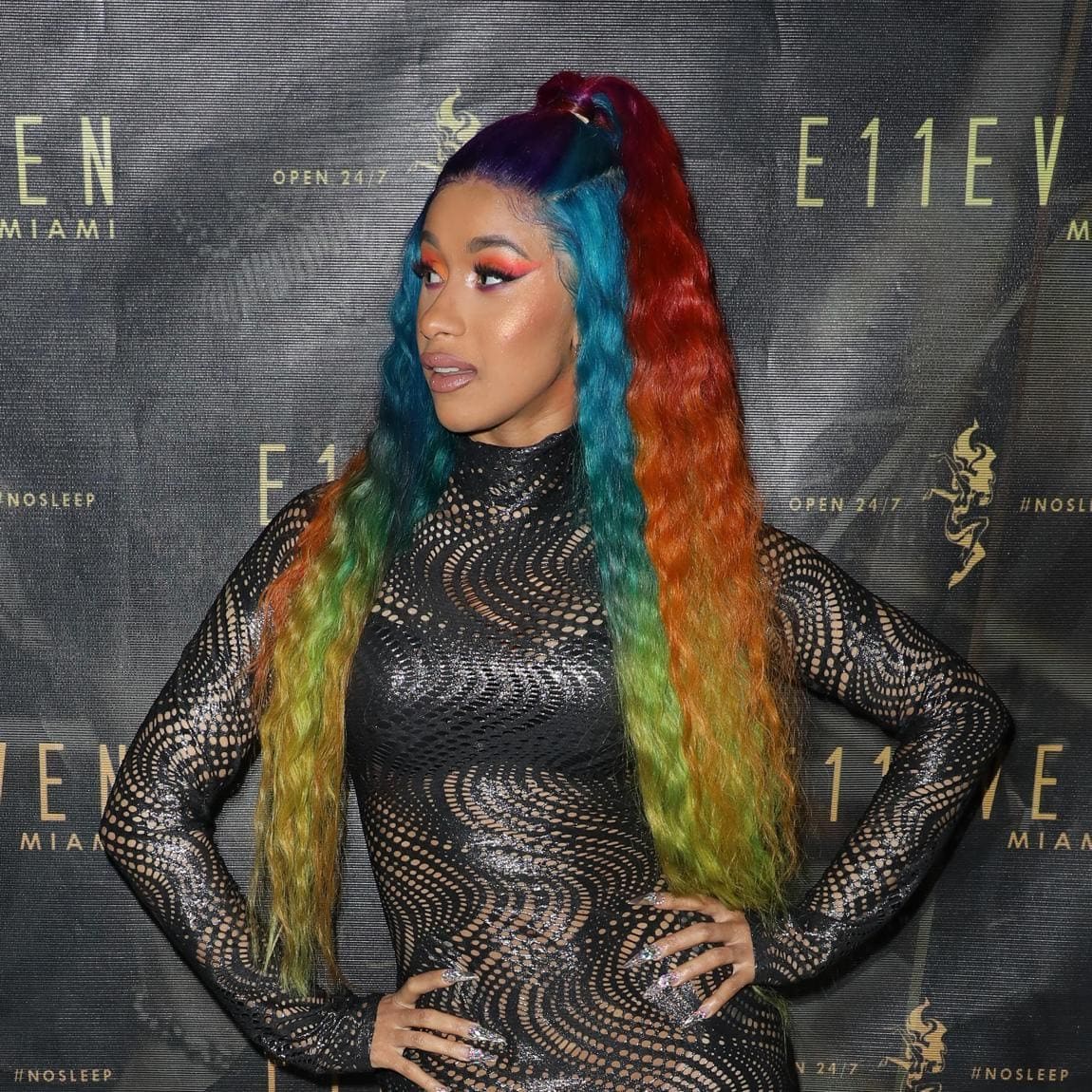 Cardi B hair