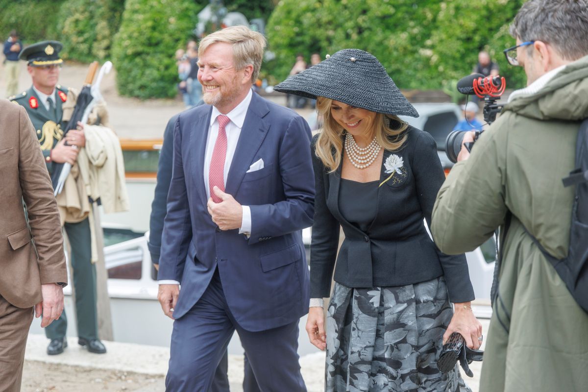 King Willem-Alexander and Queen Máxima of the Netherlands brought unmistakable royal grandeur to one of the season’s most symbolic cultural inaugurations in Venice