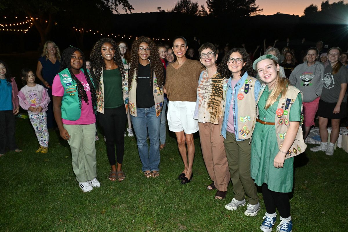 Meghan at a California screening of 'Cookie Queens'