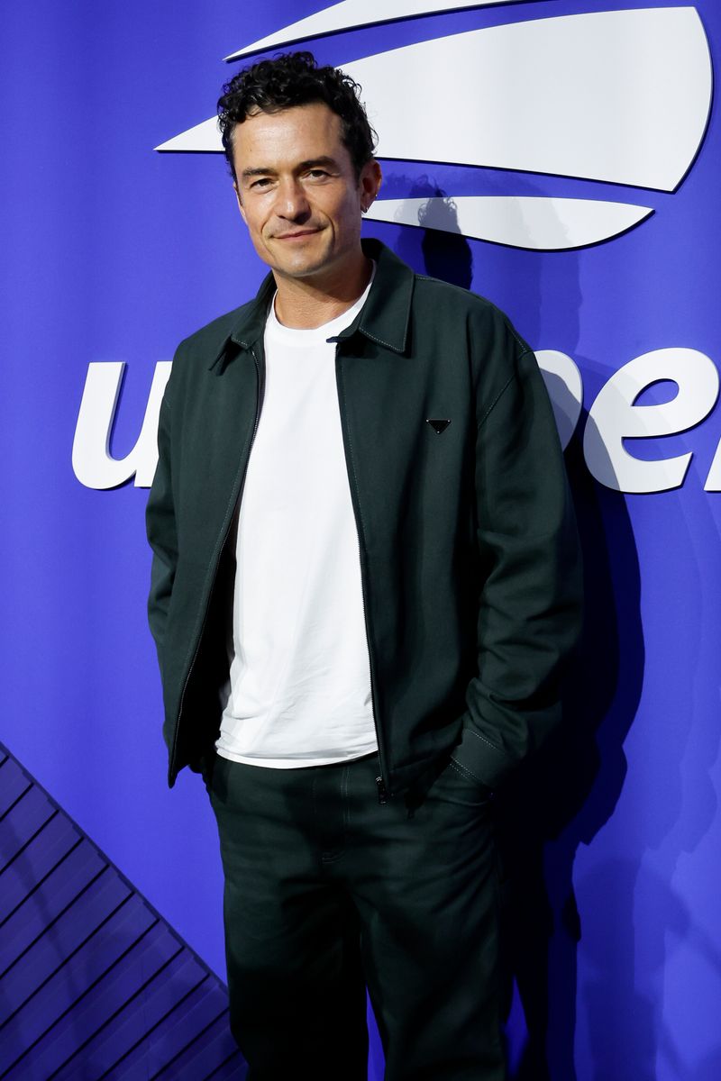Orlando Bloom was also in the stands