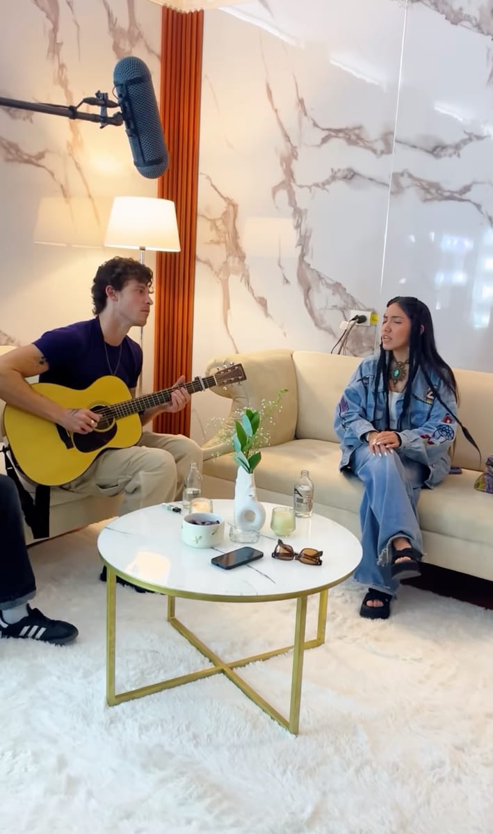 Shawn Mendes and Renata Flores