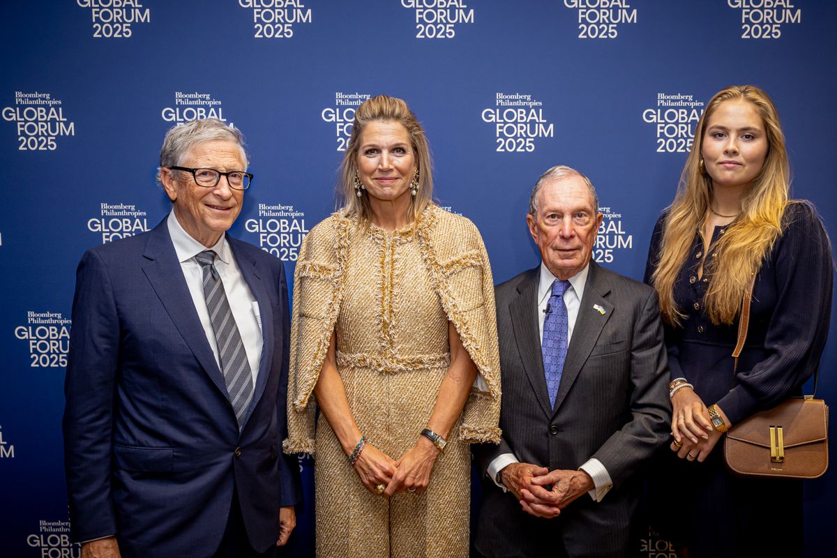Amalia had the opportunity to meet various industry leaders in the US, among them, Bill Gates and Michael Bloomberg